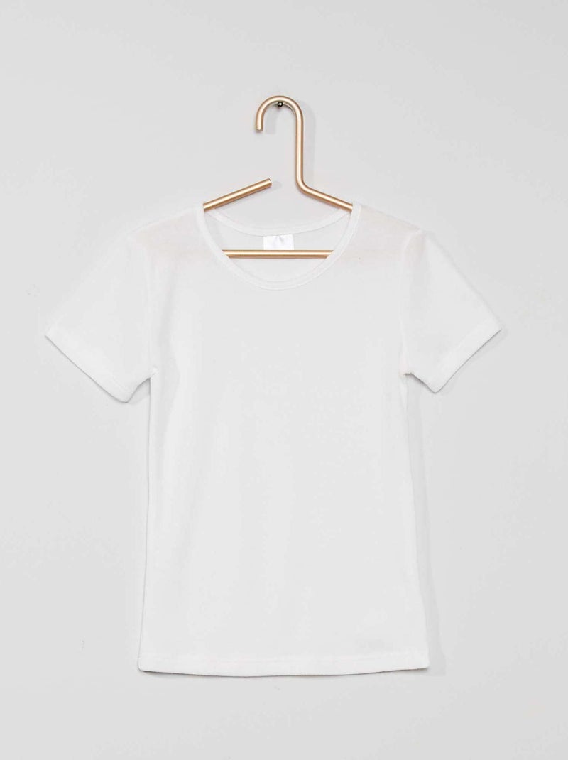 Maillots de corps Thermolactyl 'Damart'- Niveau 2 - Lot de 2 blanc - Kiabi