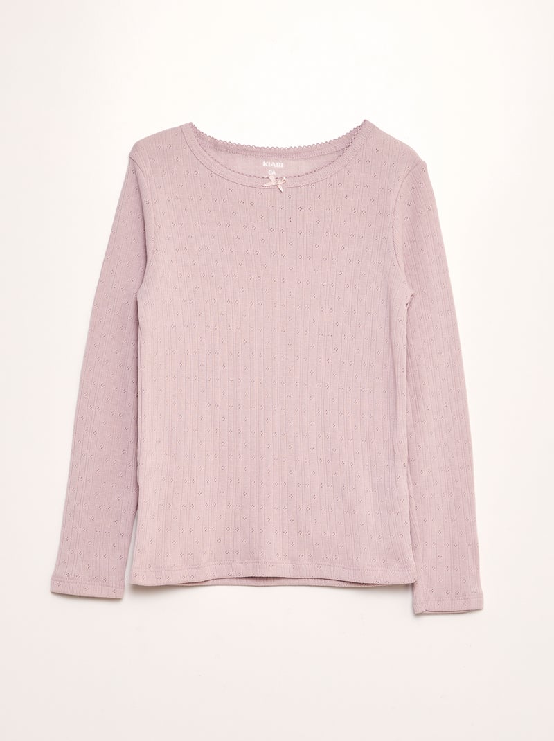 Maillots de corps thermorégulateur - lot de 2 Blanc/rose - Kiabi