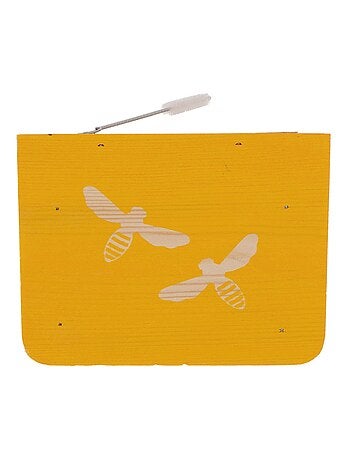 Maison à abeilles avec silhouette