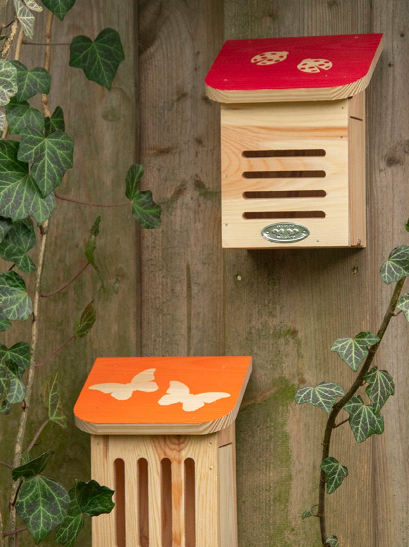 Maison à papillons avec silhouette Beige - Kiabi
