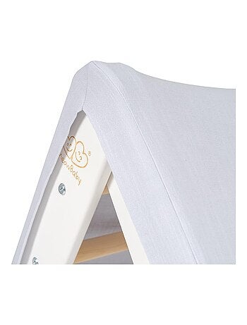 Maison avec échelle pliable pour enfants, pour la chambre. Lin, Coton, Maison, Échelle
