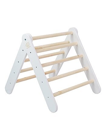 Maison avec échelle pliable pour enfants, pour la chambre. Lin, Coton, Maison, Échelle