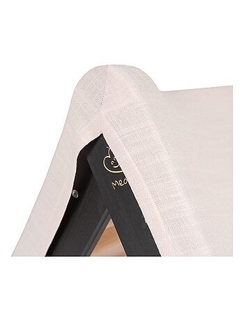 Maison avec échelle pliable pour enfants, pour la chambre. Lin, Coton, Maison, Échelle