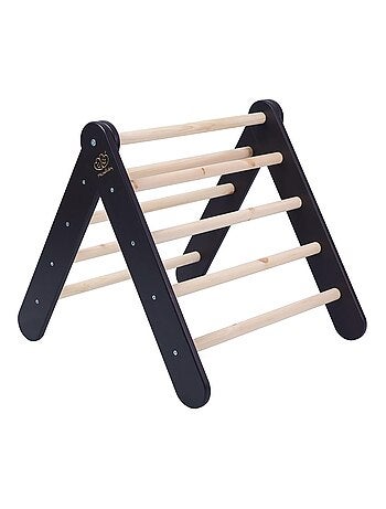 Maison avec échelle pliable pour enfants, pour la chambre. Lin, Coton, Maison, Échelle