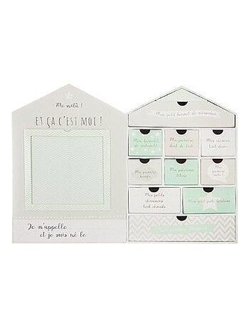 Maison coffret naissance Bienvenue chez toi Baby Boy