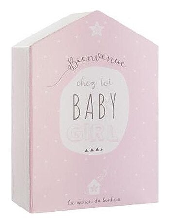 Maison coffret naissance Bienvenue chez toi Baby Girl