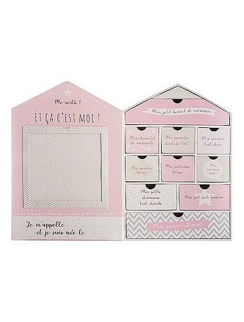 Maison coffret naissance Bienvenue chez toi Baby Girl