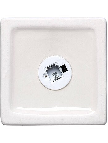 Maison de noël lumineuse rouge 1 led h. 20,5 cm à piles