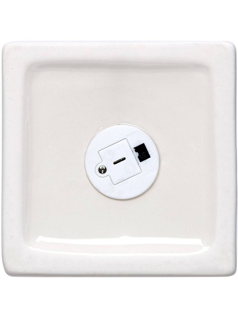 Maison de noël lumineuse rouge 1 led h. 20,5 cm à piles Rouge - Kiabi