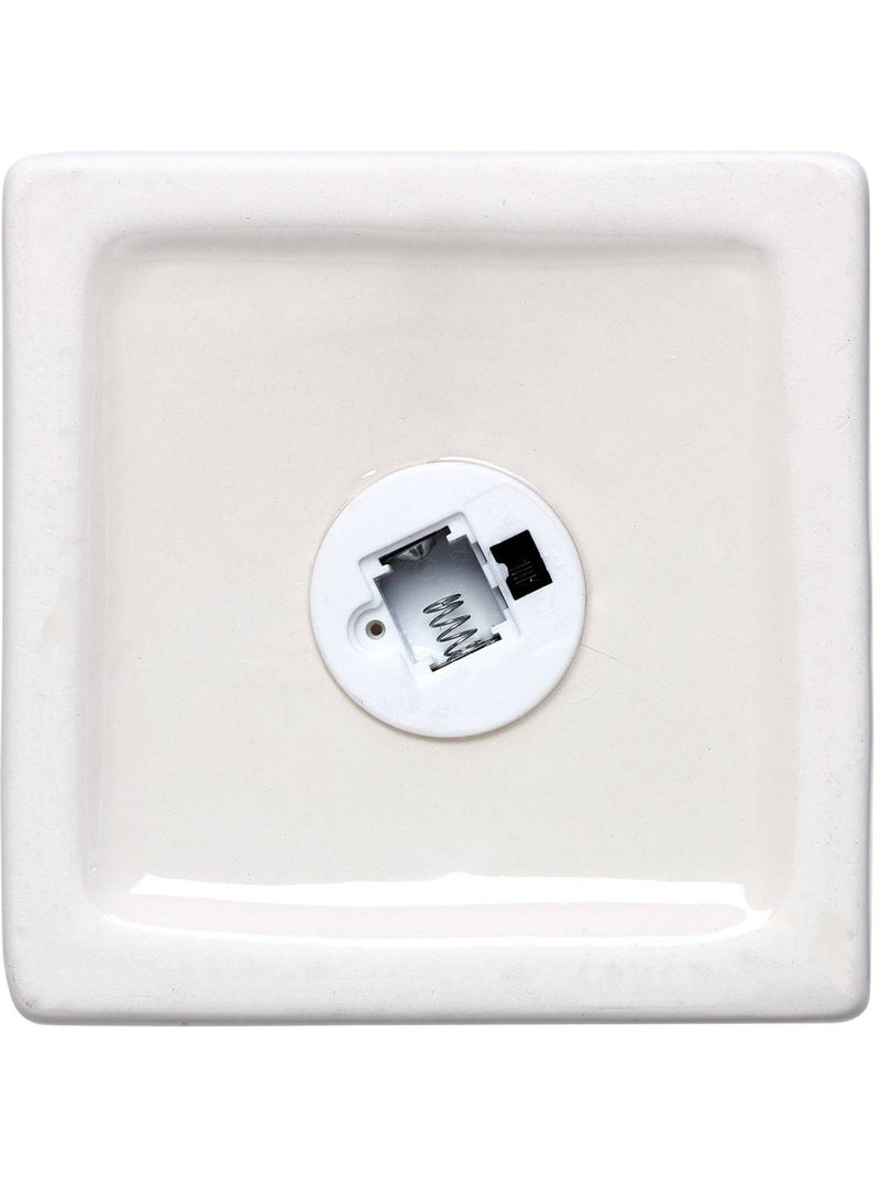 Maison de noël lumineuse rouge 1 led h. 20,5 cm à piles Rouge - Kiabi