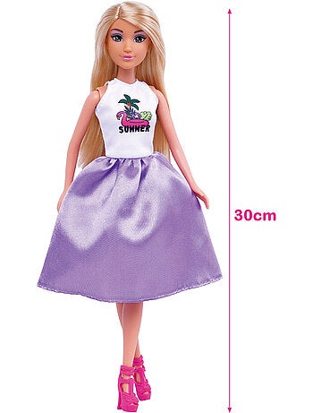 Maison de poupée avec poupée de 30 cm et plus de 60 accessoires isabella