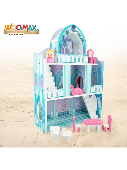 Maison de poupée en bois WOOMAX - Kiabi Maison de poupée en bois WOOMAX - Kiabi