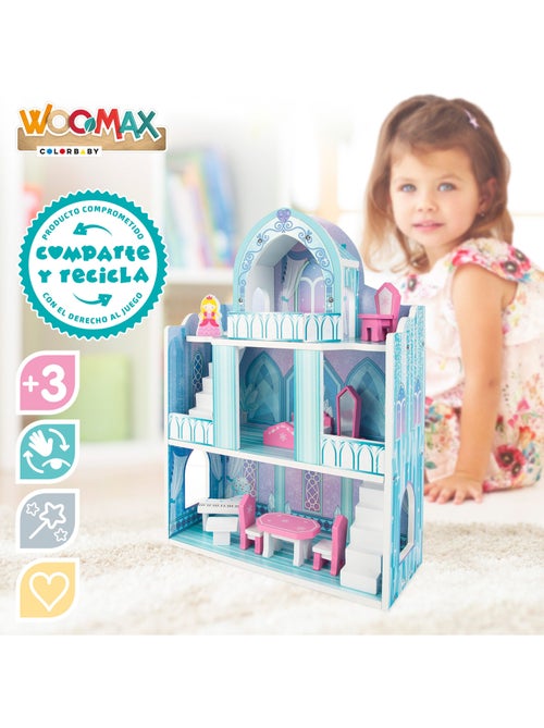 Maison de poupée en bois WOOMAX - Kiabi Maison de poupée en bois WOOMAX - Kiabi