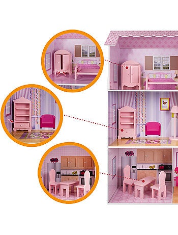 Maison de poupée en bois woomax