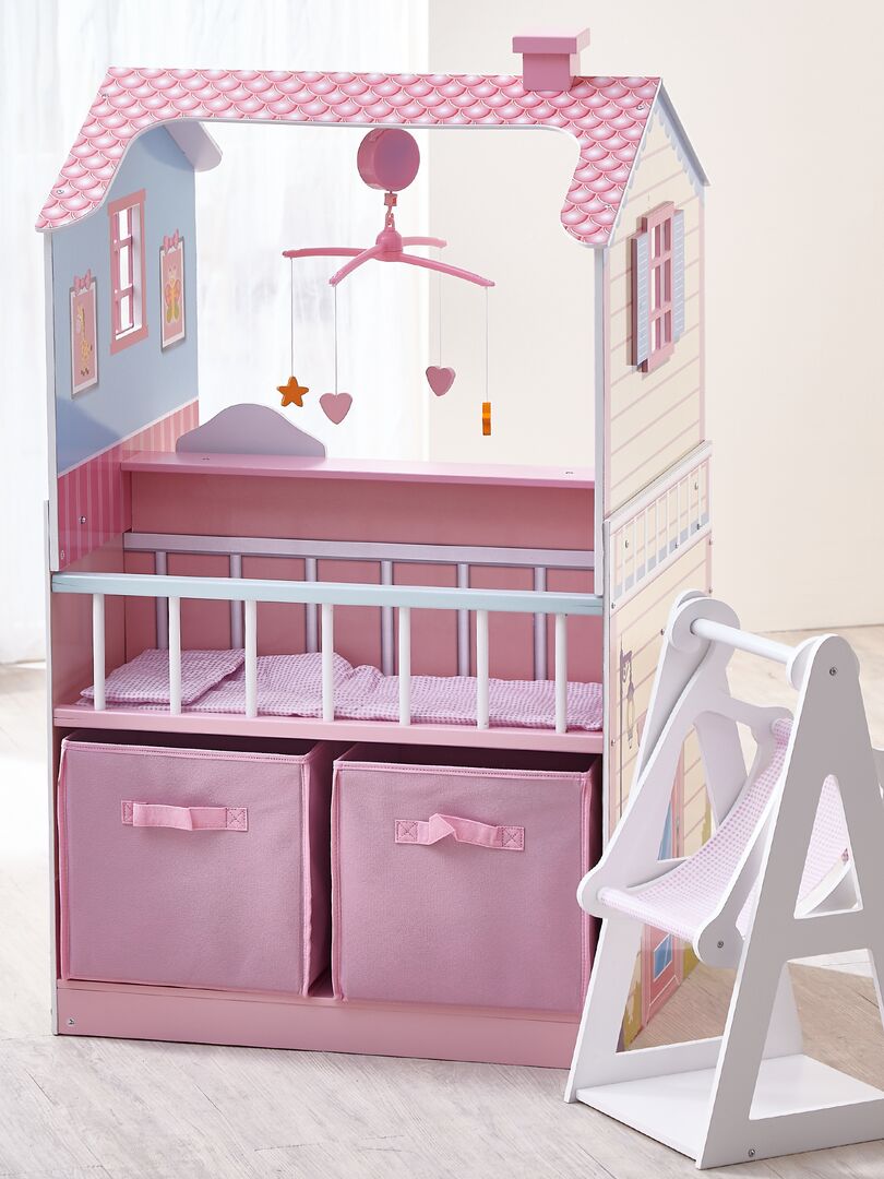 nursery poupée avec baignoire /cuisine /siège bébé