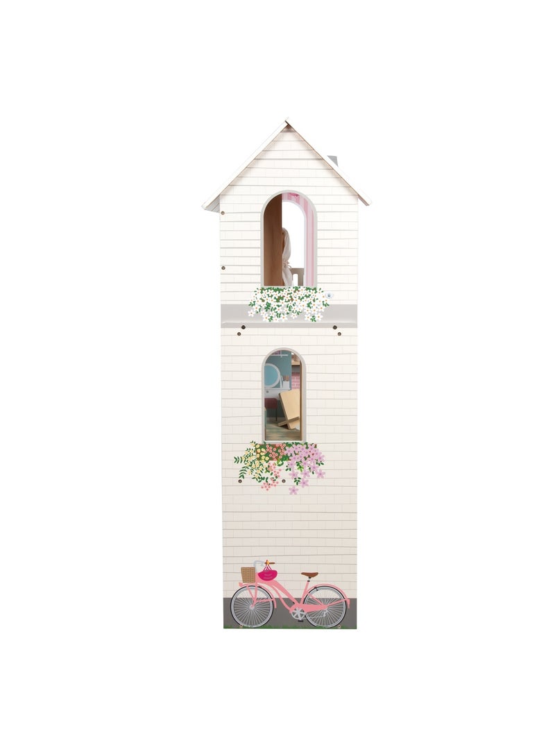 Maison de poupée Villa de rêve XL Blanc - Kiabi