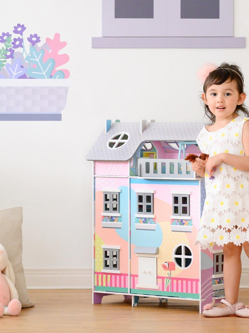 Maison De Poupées & 11 Accessoires Pour Poupées N/A - Kiabi