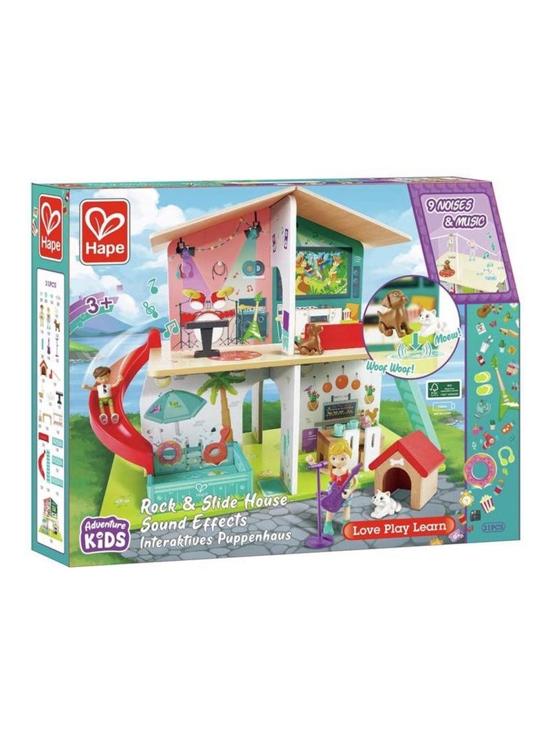 Maison de poupées Interactive avec sons Multicolore - Kiabi