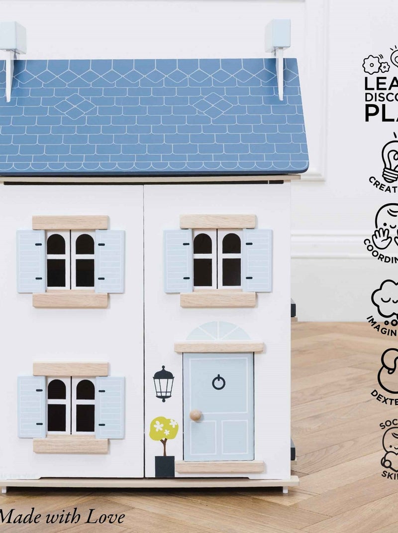 Maison de poupées Sky House Bleu - Kiabi