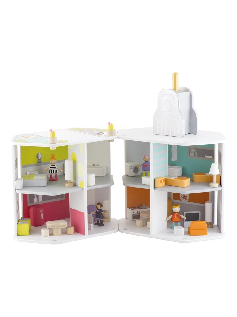 Maison de poupées Tour Sevi Blanc - Kiabi