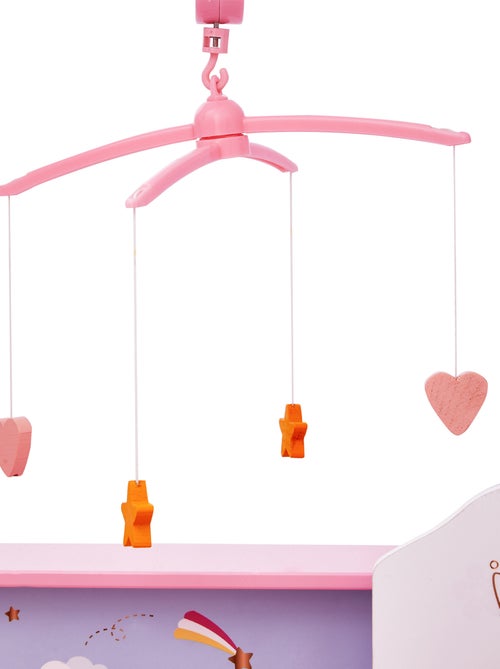 Maison de poupon nurserie 2 façades berceau bain chaise haute bascule - Kiabi