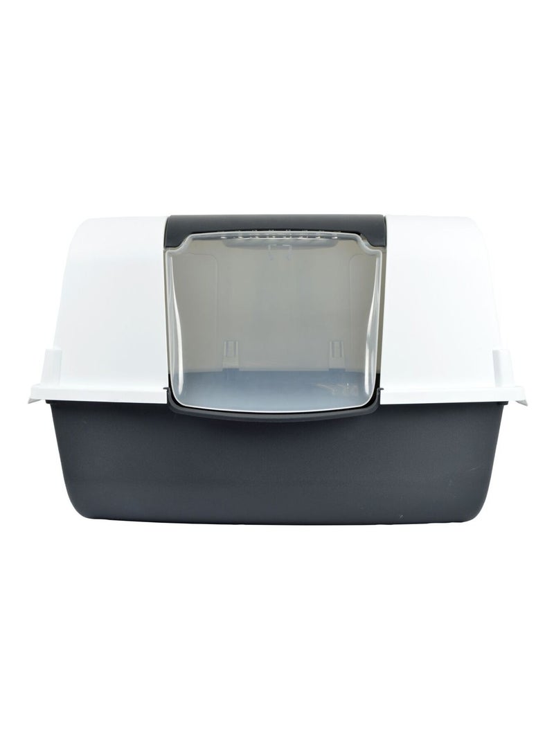 Maison de toilette litière d'angle pour chat JASPER Gris foncé - Kiabi