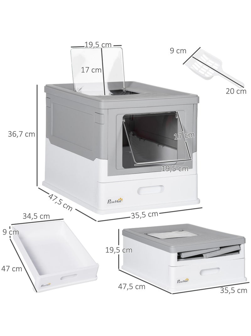 Maison de toilette pliable portable pour chat Gris - Kiabi
