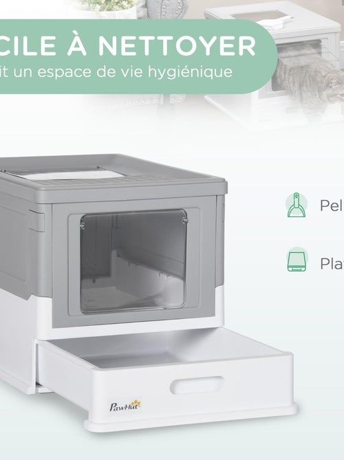 Maison de toilette pliable portable pour chat - Kiabi
