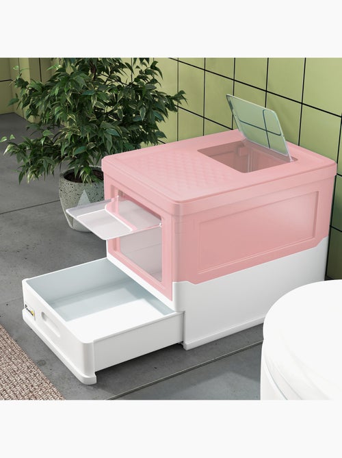 Maison de toilette pliable portable pour chat - Kiabi Maison de toilette pliable portable pour chat - Kiabi