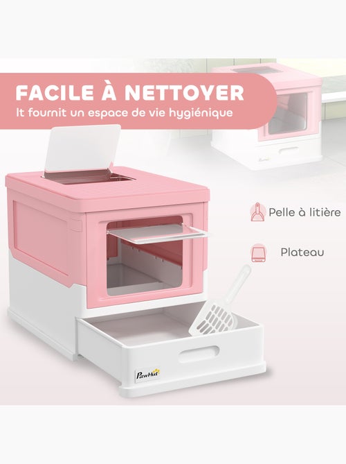 Maison de toilette pliable portable pour chat - Kiabi Maison de toilette pliable portable pour chat - Kiabi