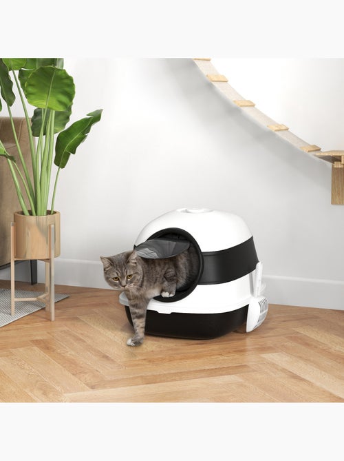 Maison de toilette pliable porte battante pelle et filtre inclus - Kiabi Maison de toilette pliable porte battante pelle et filtre inclus - Kiabi