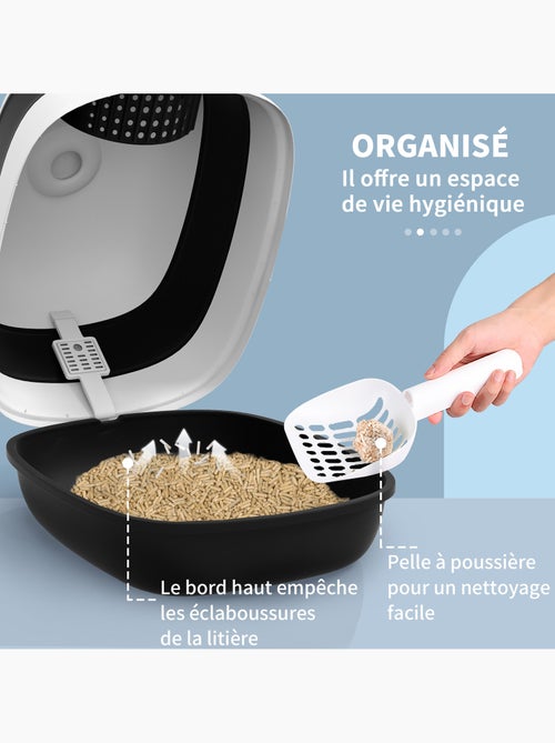 Maison de toilette pliable porte battante pelle et filtre inclus - Kiabi Maison de toilette pliable porte battante pelle et filtre inclus - Kiabi
