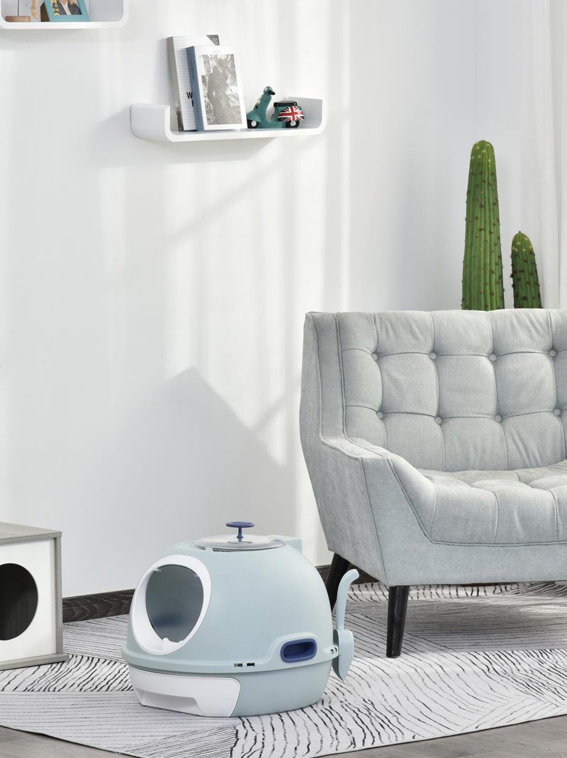 Maison de toilette portable pour chat Bleu - Kiabi