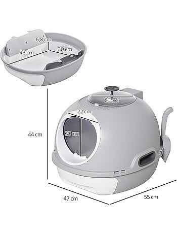Maison de toilette portable pour chat