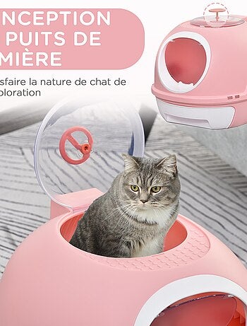 Maison de toilette portable pour chat