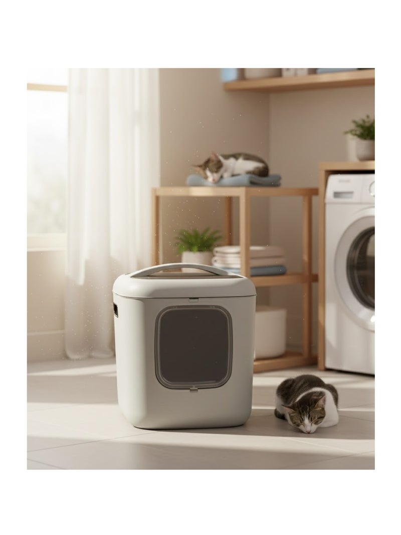 Maison de toilette pour chat Romy Blanc - Kiabi