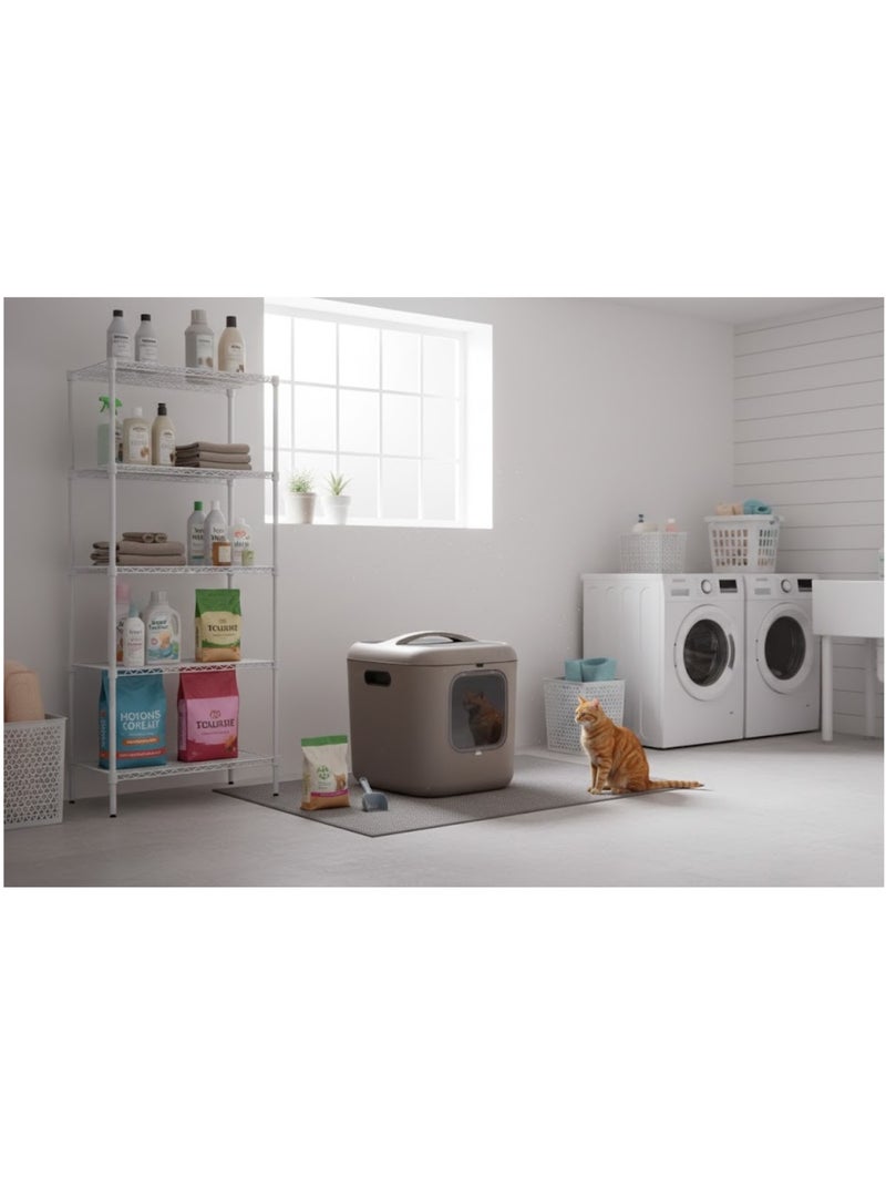 Maison de toilette pour chat Romy Marron - Kiabi