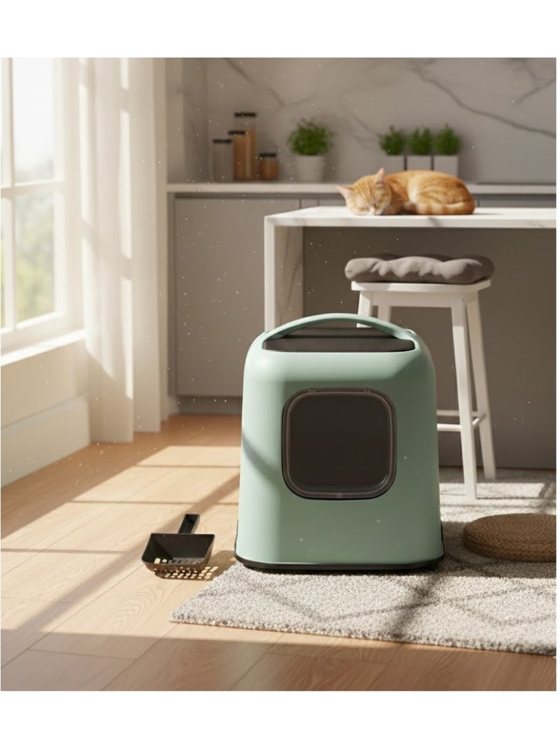 Maison de toilette pour chat Trudy Vert - Kiabi