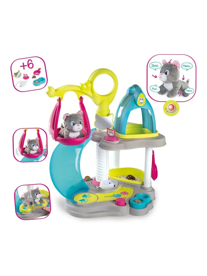 Maison Des Chats - Smoby Multicolore - Kiabi