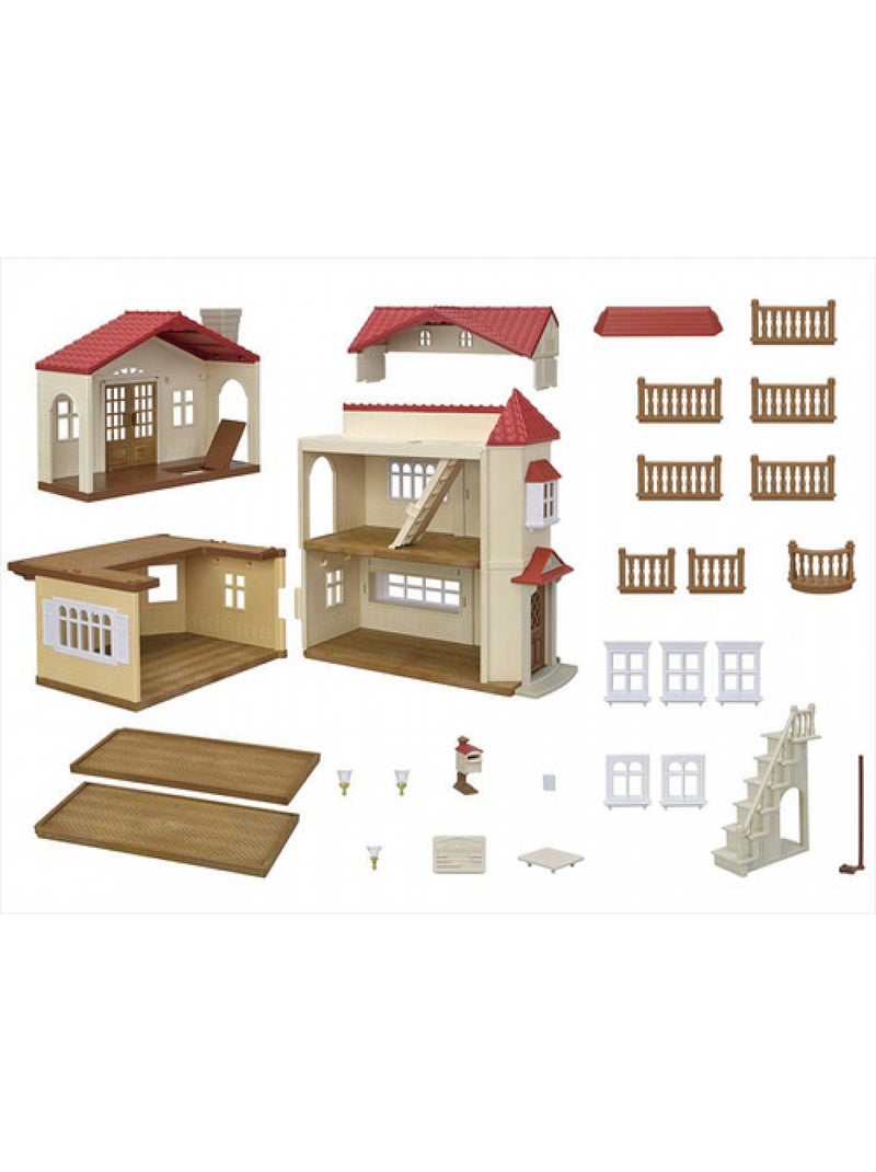 Maison éclairée et modulable - sylvanian families - 5708 Rose - Kiabi
