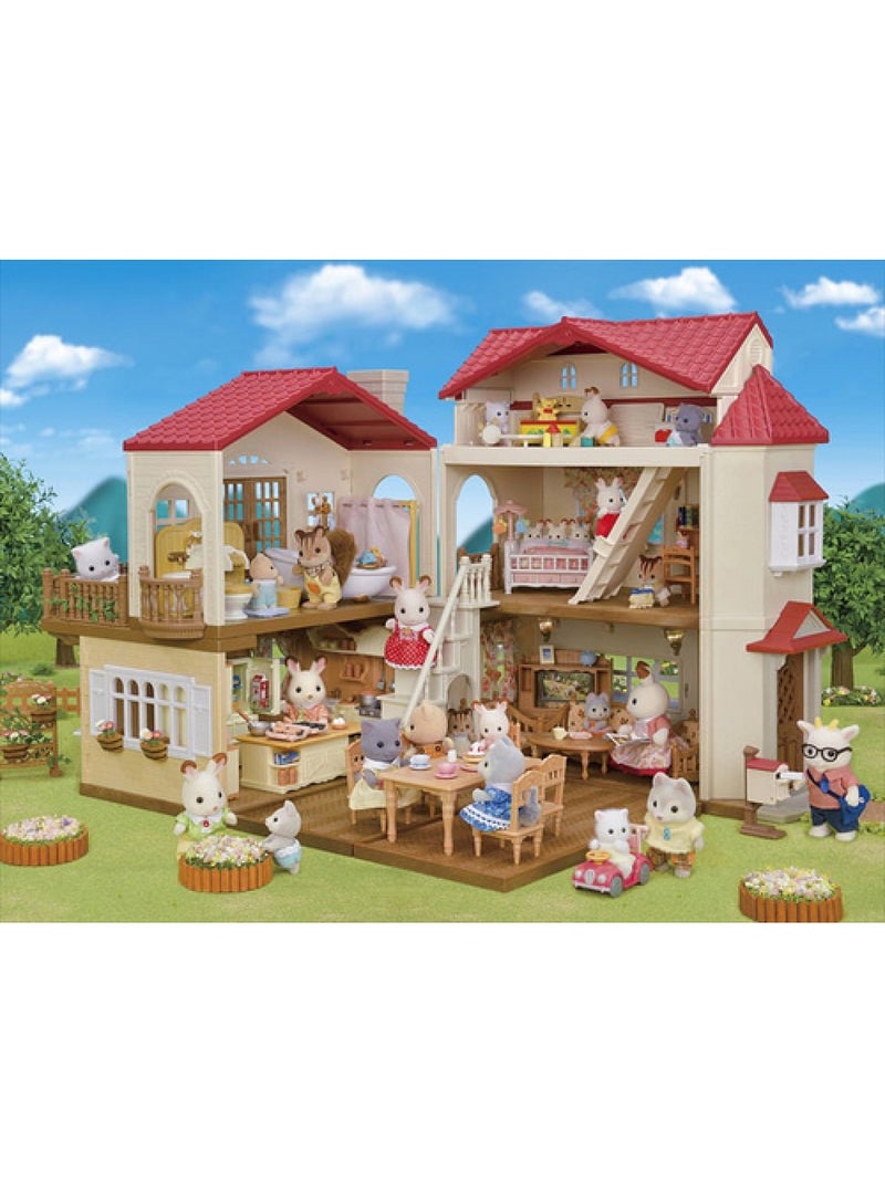 Maison éclairée et modulable - sylvanian families - 5708 Rose - Kiabi