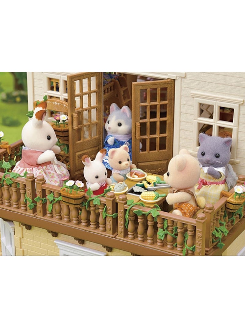Maison éclairée et modulable - sylvanian families - 5708 Rose - Kiabi