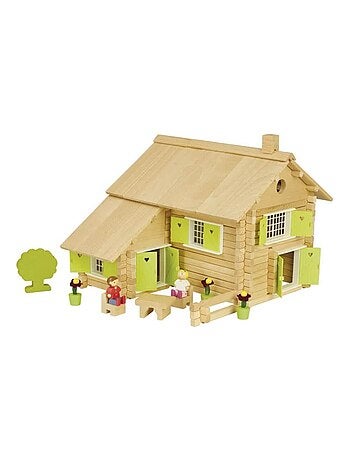Maison en rondins en bois - 240 pièces - Kiabi