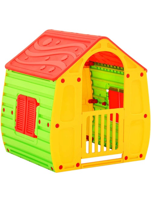 Maisonnette de jeu enfant en polypropylène 102x90x109 cm vidaxl - Kiabi