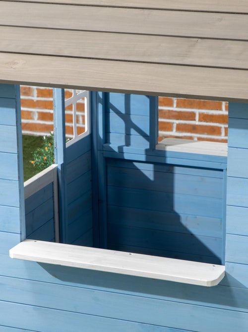 Maisonnette de jeux enfant en bois sapin - Kiabi