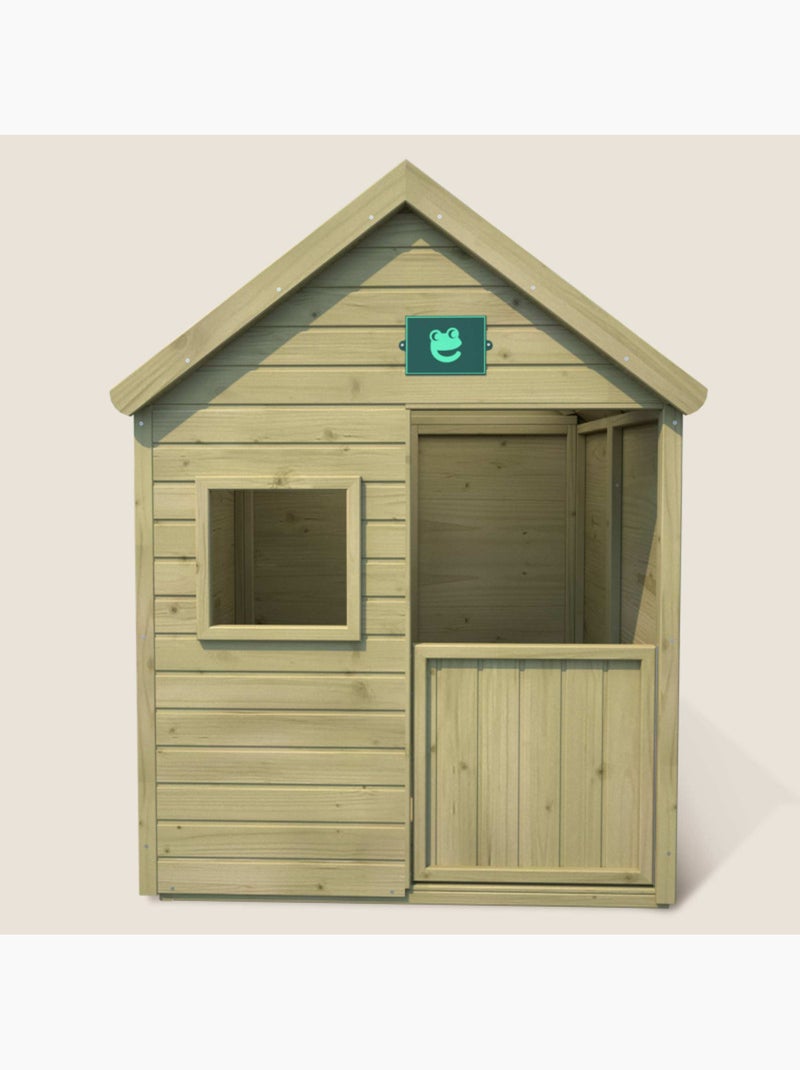 Maisonnette en bois traité pour enfantr MARINA Marron - Kiabi