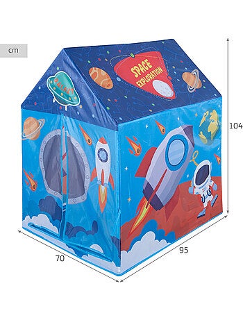 Maisonnette en tissu pour enfants fun area, 95x70x104 cm, avec porte, pour l'intérieur