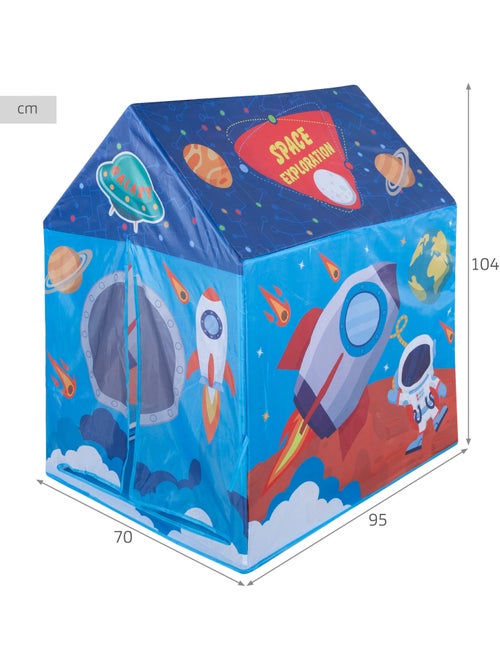 Maisonnette en tissu pour enfants fun area, 95x70x104 cm, avec porte, pour l'intérieur - Kiabi
