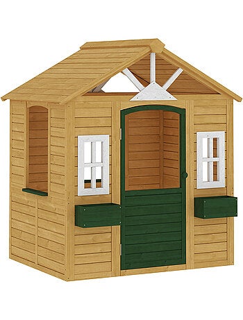 Maisonnette enfant cabane bois pré-huilé