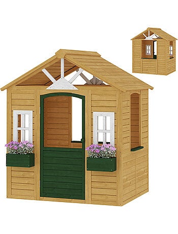 Maisonnette enfant cabane bois pré-huilé